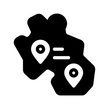 Territory Icon Vector Symbol Design Illustration