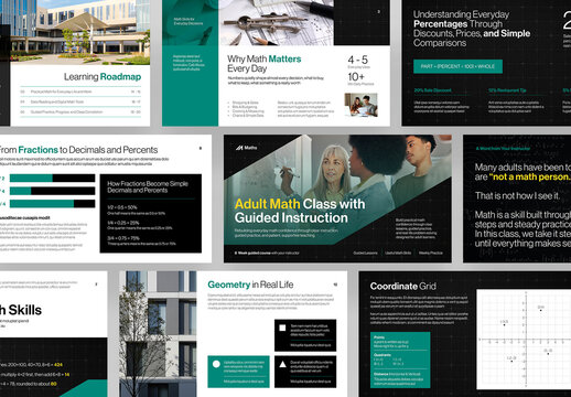 Teaching & Education Presentation Template for High School, College & University Teacher Coursework