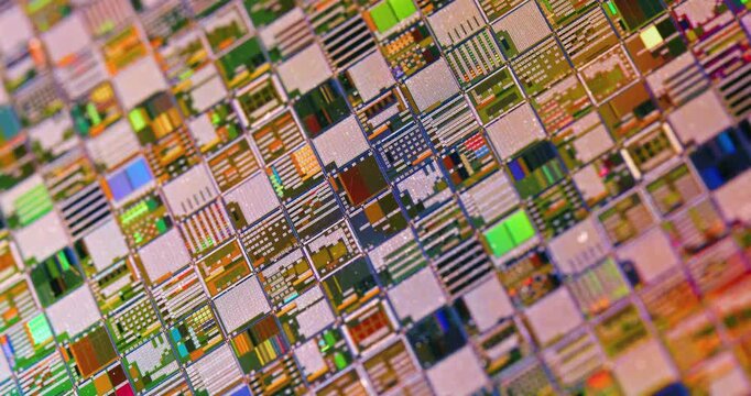 Silicon semiconductor wafer close-up. In electronics, a wafer also called a slice or substrate is a thin slice of semiconductor, a crystalline silicon, used for the fabrication of integrated circuits