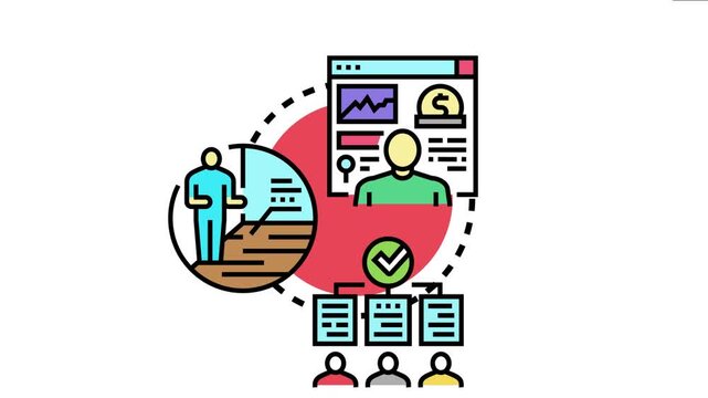 Business plan recalibrating strategy involving managers, team, and finance data, ensuring proper adjustments for project development and successful implementation