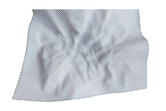 Gray and white tie dye fabric texture with a repeating circular pattern