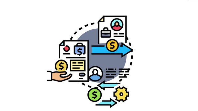 Business payroll services processing calculations and transactions for employees, managing financial operations, and ensuring accurate salary payments within an organization