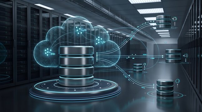 Cloud Database Storage Architecture with Network Synchronization to Edge Servers in Modern Data Center