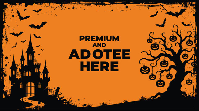 Embrace the spooky season with this eerie halloween background perfect for invitations social media posts or adding a touch of festive thrill to your