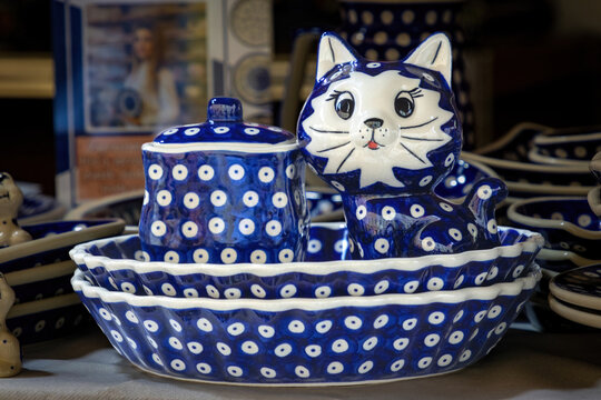 Boleslawiec Ceramic Festival display August 2026