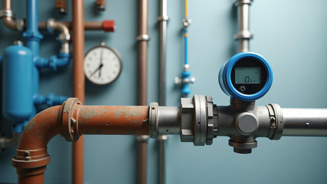 Water Meter Transition Showing Modern Infrastructure Upgrade