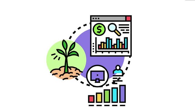 Business growth acceleration campuses concept visualizing strategic development. Startup support. Digital learning