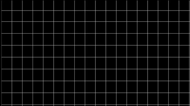 Minimalist transparent grid pattern background animation for modern design. Technology engineering and architectural projects with grid moving wards video