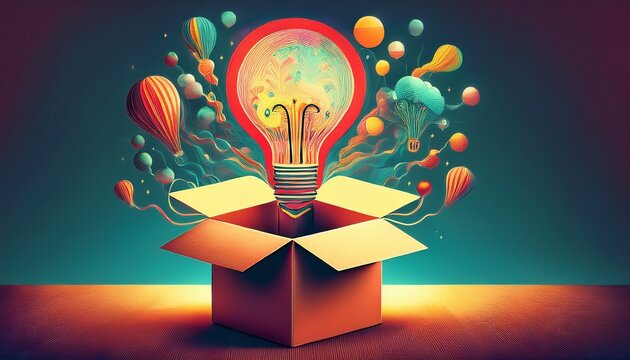 think outside the box concept