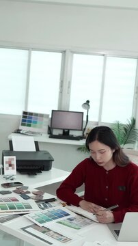 Architect could develop a concept for the design house in modern office.