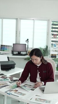 Architect could develop a concept for the design house in modern office.