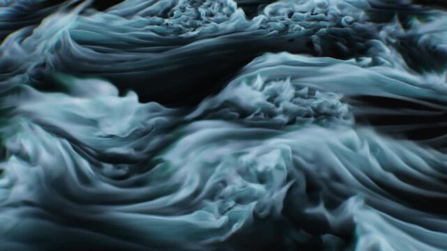 Flowing Red and Blue Storm Wave Cloud Seamless HD 60fps Loop