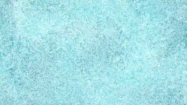 Abstract teal grunge texture background, distressed surface motion loop, soft cyan grainy overlay for creative projects