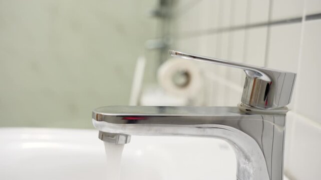 Save water. Forgot turning off the running water in the bathroom, protect environment. Greening planet, reduce global warming, Save world, life, future, risk energy, crisis , water day.