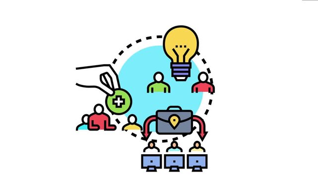 Businesses connecting with people, facilitating community engagement, idea sharing, and collective knowledge exchange for mutual growth and innovative solutions