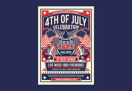 4th of July Celebration Flyer