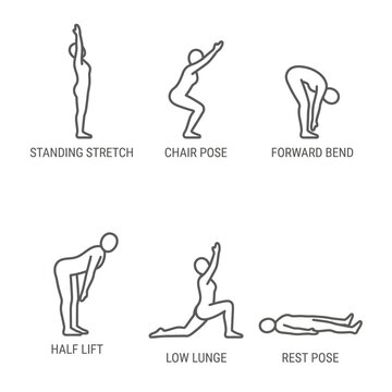 woman doing yoga poses sequence 7.