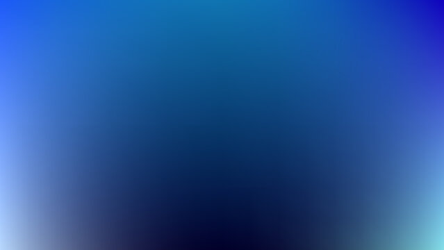 Deep blue abstract gradient background with soft light diffusion