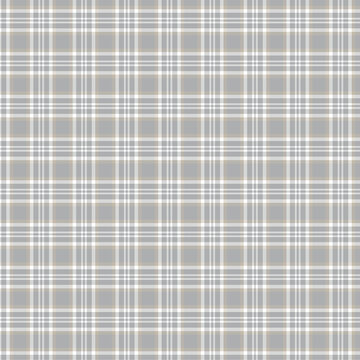 Neutral gray plaid checkered seamless pattern background
