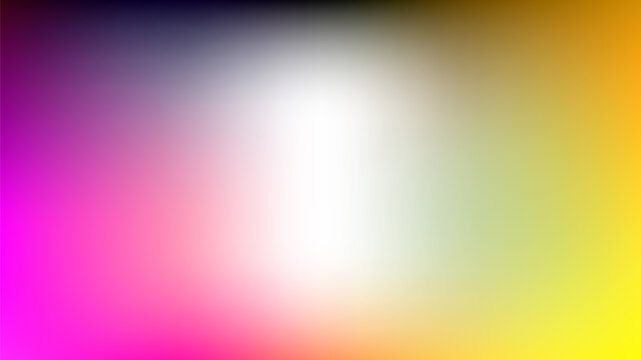 Abstract vibrant gradient background with soft pink and yellow light transitions