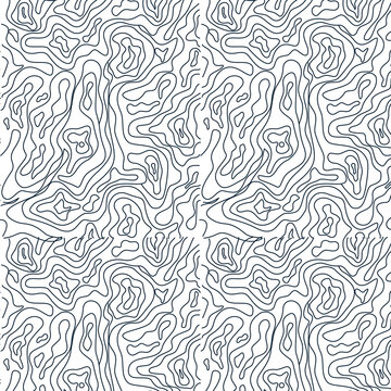 abstract topographic contour line seamless pattern map background wavy background