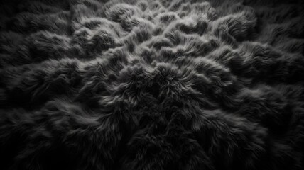 Fototapeta premium Dark Fur Texture Background