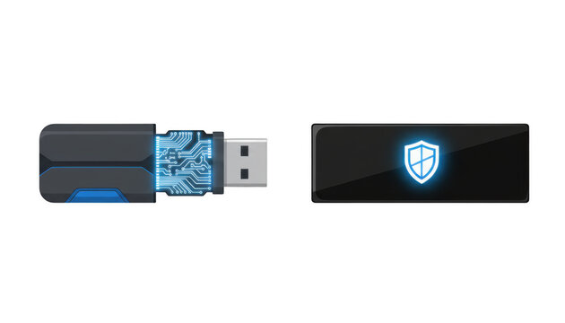 Secure Usb Flash Drive with Digital Encryption Protection