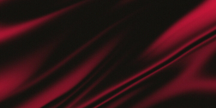 Smooth burgundy satin background with diagonal folds and elegant light gradients on black.
