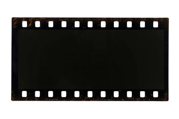 Fototapeta premium Black rectangular photographic film strip frame