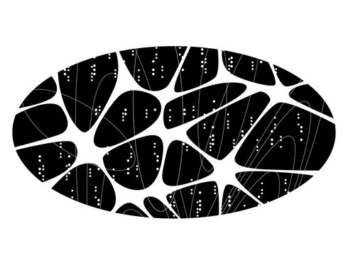 abstract neural network pattern &ndash; concept of artificial intelligence