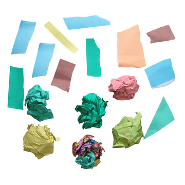 Isometric of colorful brain anatomy with geometric shapes and neural connections isometric brain anatomy  made by torn paper with white background