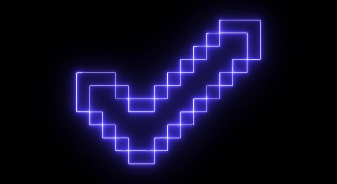 blue arrow on black