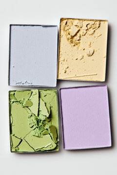 Light-colored eyeshadows 