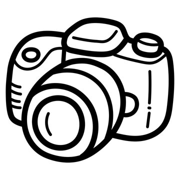 dslr camera illustration