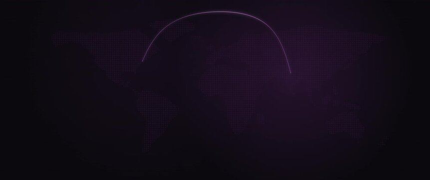 Cinematic widescreen violet pulse arc anamorphic seamless loop