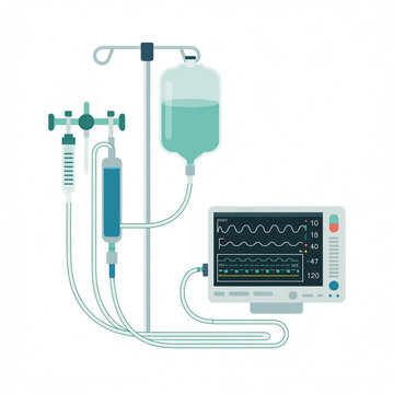 Central Venous Pressure Monitoring Set.