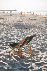 leżak na plaży © marsad