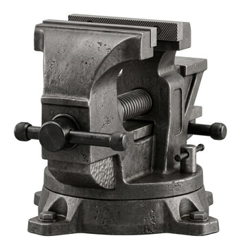 Heavy duty metal workbench vise clamp tool