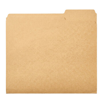 Brown kraft paper manila file folder with tab