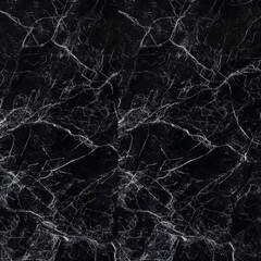 Abstract black marble texture with natural white veining for luxury design backgrounds