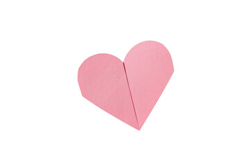 Obraz premium Small Pink Origami Paper Heart