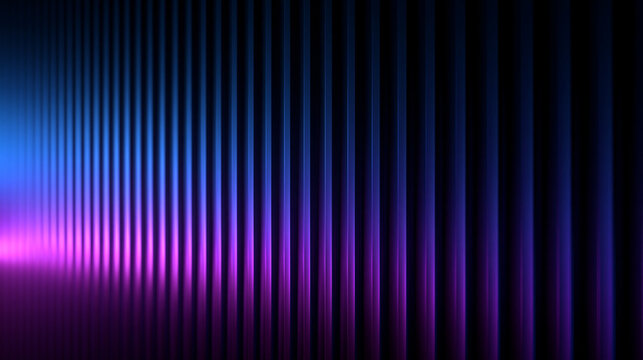 Modern Abstract Vertical Lines with Neon Gradient Lighting