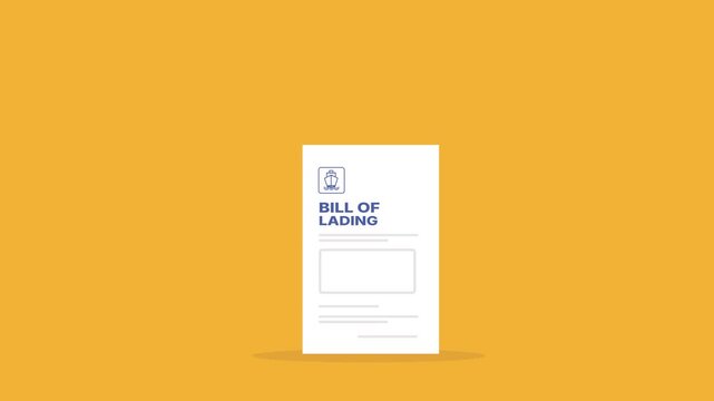 Bill of Lading	