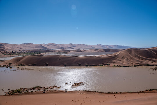 Ephemeral Lake in Sossusvlei
