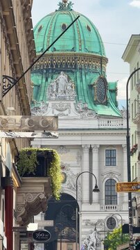 Hofburg. Vienna. Austria. The Sisi Museum in Vienna.