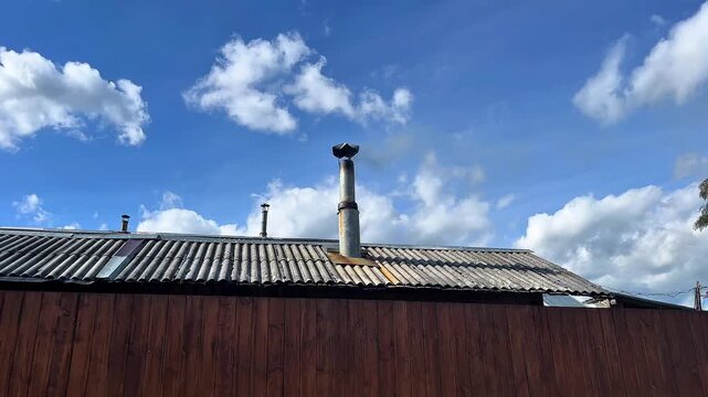 Smoke from the chimney


