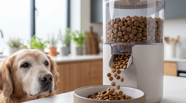 Dog during animal rescue in animal shelter, creative anthropomorphic lifestyle scene exploring animal behavior, responsible care, companionship, wellbeing, humane values, education, modern lifestyle