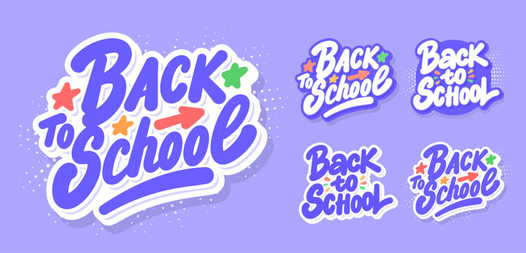 Back To School Sticker Set