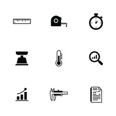 Fototapeta premium Flat lay business productivity icons set with clock, camera, lightbulb, and documents on white background