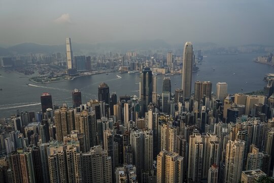 Skyline of Hong Kong, China